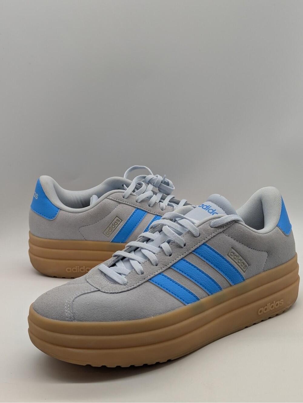 Adidas VL Court Bold Halo Blue Burst Gum Women’s Size 10 IH2310 Platform Sneaker